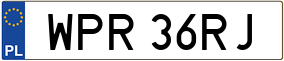 Truck License Plate